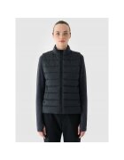 4F Vesta sport dama neagra - puf sintetic - croiala slim - matlasare orizontala