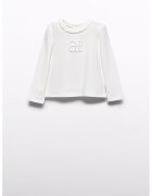 Abel & Lula Bluza cu logo - Alb murdar
