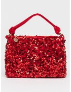 Abel & Lula Geanta crossbody cu paiete - Rosu