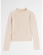 Abel & Lula Pulover striat cu aspect stralucitor - Bej