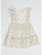 Abel & Lula Rochie cu model floral - fara maneci - Alb/Galben/Verde deschis