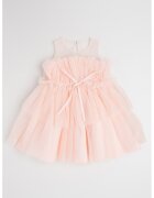 Abel & Lula Rochie din tul cu volane - Roz pastel