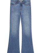 Abercrombie & Fitch Blugi evazati cu aspect decolorat - Albastru prafuit