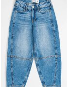 Abercrombie & Fitch Blugi relaxed fit cu buzunare - Albastru