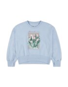 Abercrombie & Fitch Bluza de trening cu anouri pentru degete - Albastru deschis