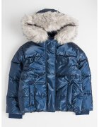 Abercrombie & Fitch Geaca cu gluga - Bleumarin