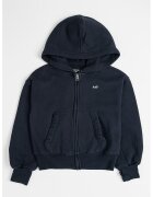 Abercrombie & Fitch Hanorac cu fermoar si model uni - Negru