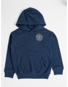 Abercrombie & Fitch Hanorac cu imprimeu logo si anouri pentru degete - Bleumarin