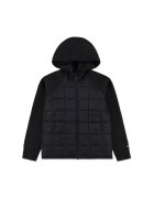 Abercrombie & Fitch Jacheta in carouri cu anouri pentru degete - Negru
