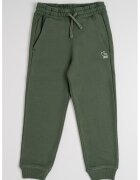 Abercrombie & Fitch Pantaloni de trening cu talie elastica si ajustabila - Verde inchis