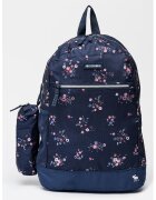 Abercrombie & Fitch Rucsac cu etui detasabil cu fermoar - Verde/Roz/Bleumarin