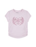 Abercrombie & Fitch Tricou din amestec de bumbac cu logo - Roz pal