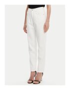Access fashion Pantaloni dama 53-8024 - Bumbac - Alb - Alb