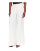 Access fashion Pantaloni dama FASHION-53-5084-195 - Viscoza/Poliester - Alb