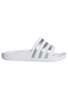 adidas Adilette slapi cu logo metalizat -
