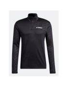 adidas Bluza barbati - 301697541 - Poliester reciclat - Negru - Negru