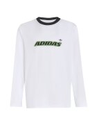 adidas Bluza cu logo pe piept si guler contrastant