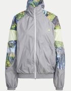 adidas Bluza de trening cu imprimeu si guler
