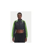 adidas Bluza de trening scurta din amestec de poliamida cu fermoar si logo