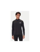 adidas Bluza din poliester cu guler cu fermoar scurt