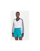 adidas Bluza din poliester cu maneci lungi si guler polo