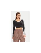 adidas Bluza slim fit crop cu decolteu rotund
