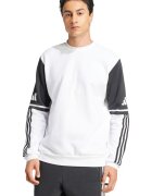 adidas Bluza sport barbati - Squadra 25 - alb/negru - bumbac si poliester reciclat