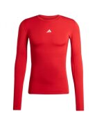 adidas Bluza sport pentru barbati - Techfit - cu maneca lunga - rosu