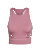 adidas Bustiera sport poliamida/elastan - roz -