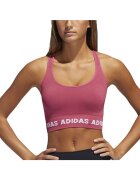 adidas Bustiera sport poliester/elastan - roz - Roz