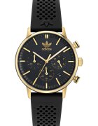 adidas Ceas barbatesc CODE ONE CHRONO - inox - negru - auriu - curea silicon