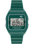 adidas Ceas barbatesc Digital Two - verde - curea din rasina - rezistenta la apa 5 ATM