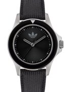 adidas Ceas barbatesc EXPRESSION ONE - inox - curea sintetica - rezistent la apa 5 ATM - negru/auriu - Argintiu