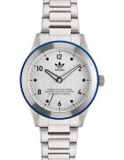 adidas Ceas barbatesc - inox - 40x10.2 mm - argintiu - mecanism quartz - rezistenta la apa 5 ATM