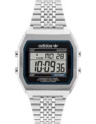 adidas Ceas barbati - Digital Two - Inox - Rezistent la apa 5 ATM - Argintiu