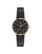 adidas Ceas dama inox - curea silicon - negru - auriu