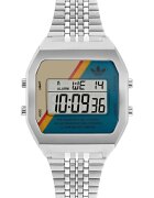 adidas Ceas unisex Digital Two AOST23556 - inox - 36mm - argintiu - rezistent la apa 5 ATM