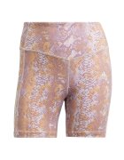 adidas Colanti fitness scurti cu imprimeu animal print