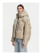 adidas Geaca de iarna din nailon cu guler si gluga