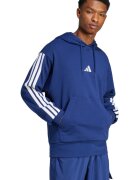 adidas Hanorac barbatesc - bleumarin - bumbac si poliester - Essentials 3-Stripes