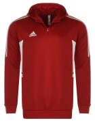 adidas Hanorac - Con22 Tk Hood Hg6312 - Material Poliester - Aeroready - Tesatura Tehnica - Fermuar Scurt Baza Si Mansete
