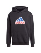 adidas Hanorac cu gluga pentru barbati Bumbac/Poliester - Negru