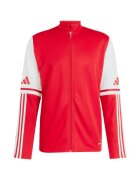 adidas Hanorac sport barbati - Squadra 25 - fara gluga - poliester - rosu/alb