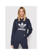 adidas Hanorac sport dama cu gluga - bleumarin
