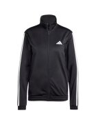adidas Hanorac sport dama - Essentials Tricot - 3 dungi - tricot - negru