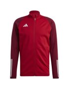 adidas Hanorac Tiro 23 - Poliester - Rosu