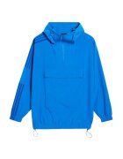 adidas Jacheta unisex x Ivy Park - oversize - albastra - XXS - poliester - cu gluga