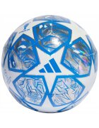 adidas Minge fotbal - Plastic - Marimea 4 - Alb/Argintiu/Albastru