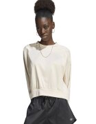 adidas Originals Bluza de trening cu croiala lejera cu maneci raglan - Crem
