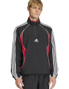 adidas Originals Bluza de trening cu fenta cu fermoar si logo - Rosu/Alb/Negru